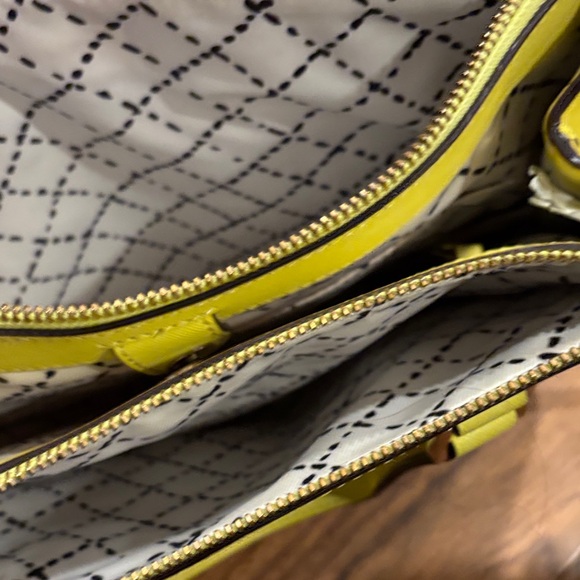 Kate Spade Lime yellow/Green Satchel with long strap - Picture 6 of 9